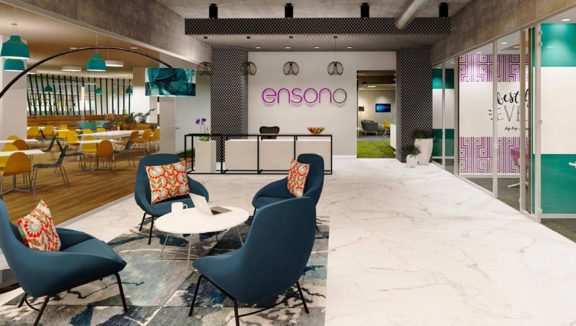 Ensono lounge area for emplyees