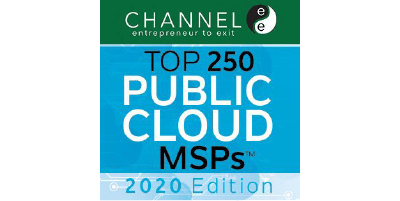 Top 250 Public Cloud MSPs 2020 award emblem