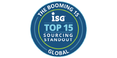 ISG Top 15 award emblem